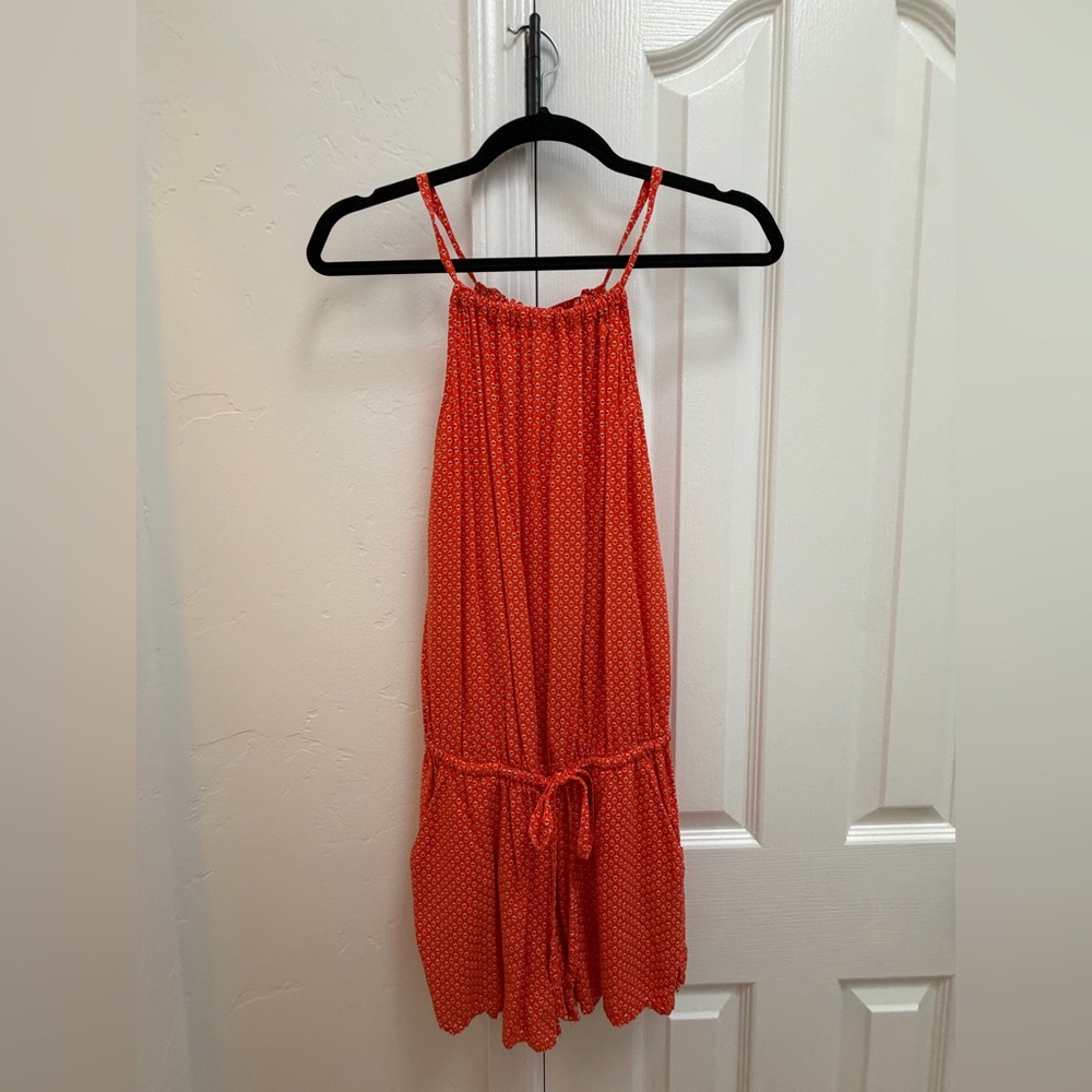 Orange Polka Dot Sundress